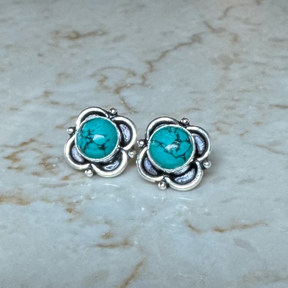 NWOT Sundance Spirit of the West Earrings, Turquoise, Sterling Silver - Picture 1 of 5